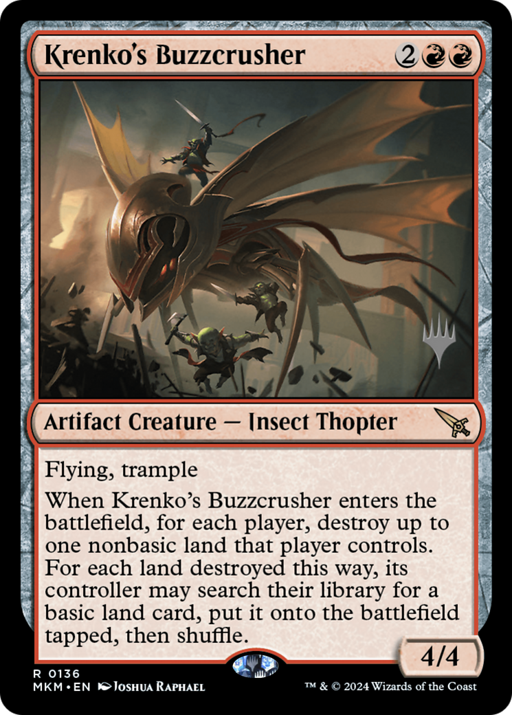Krenko's Buzzcrusher (Promo Pack) [Murders at Karlov Manor Promos]-1