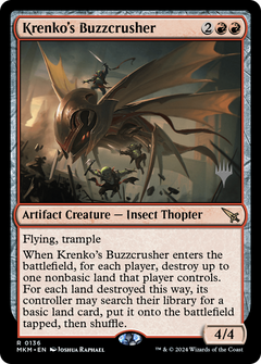 Krenko's Buzzcrusher (Promo Pack) [Murders at Karlov Manor Promos]-1
