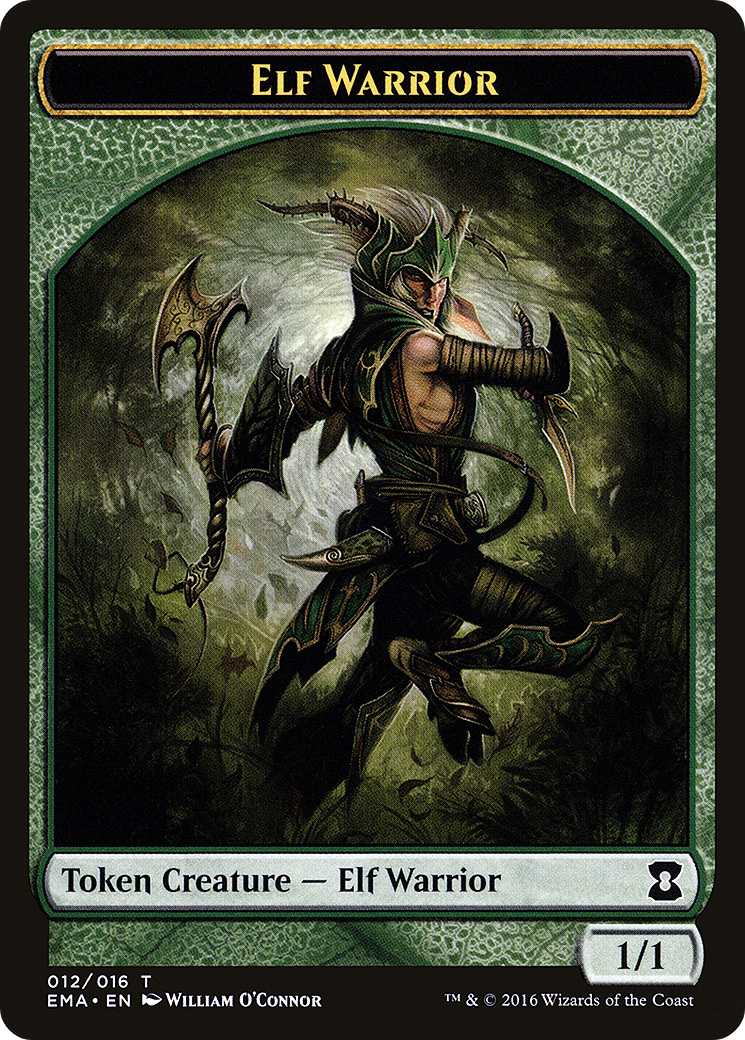 Elf Warrior Token [Eternal Masters Tokens]-1