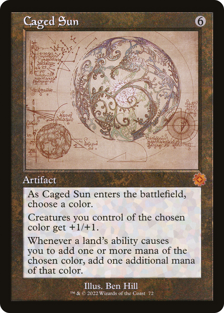 Caged Sun (Retro Schematic) [The Brothers' War Retro Artifacts]-1