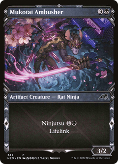 Mukotai Ambusher (Showcase Ninja) [Kamigawa: Neon Dynasty]-1