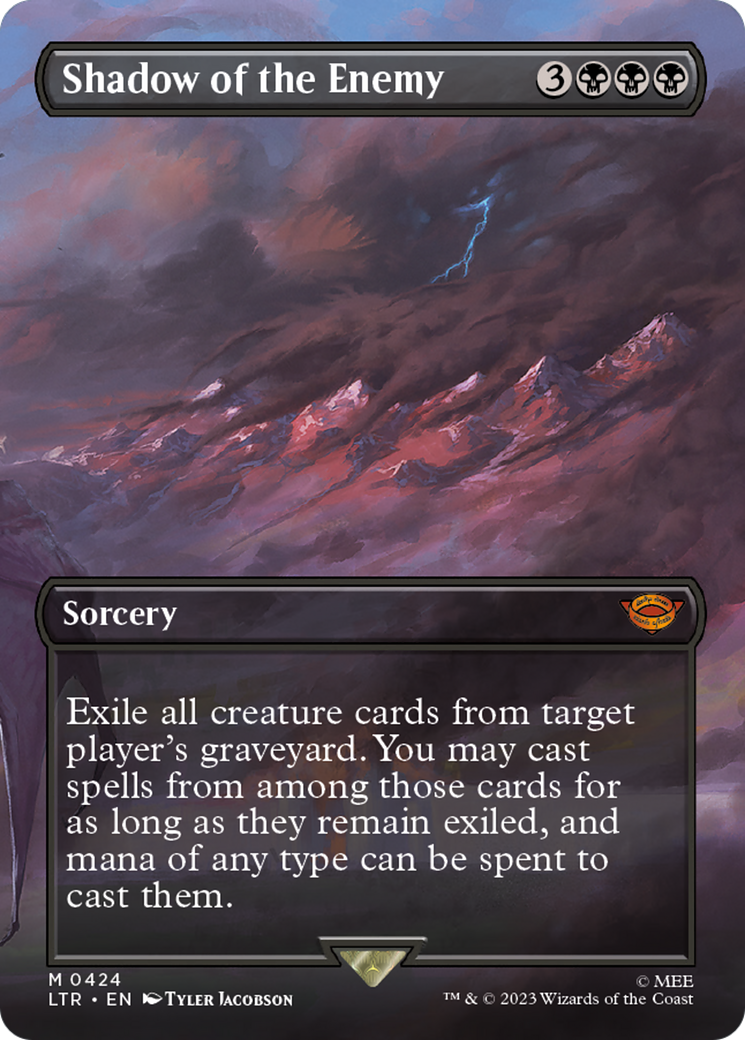 Shadow of the Enemy (Borderless Alternate Art) [The Lord of the Rings: Tales of Middle-Earth]-1