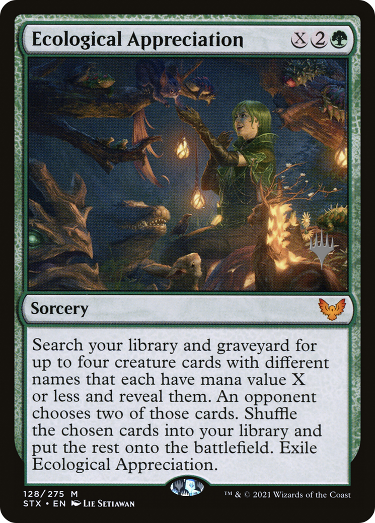 Ecological Appreciation (Promo Pack) [Strixhaven: School of Mages Promos]-1