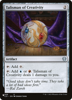 Talisman of Creativity [Secret Lair: Heads I Win, Tails You Lose]-1