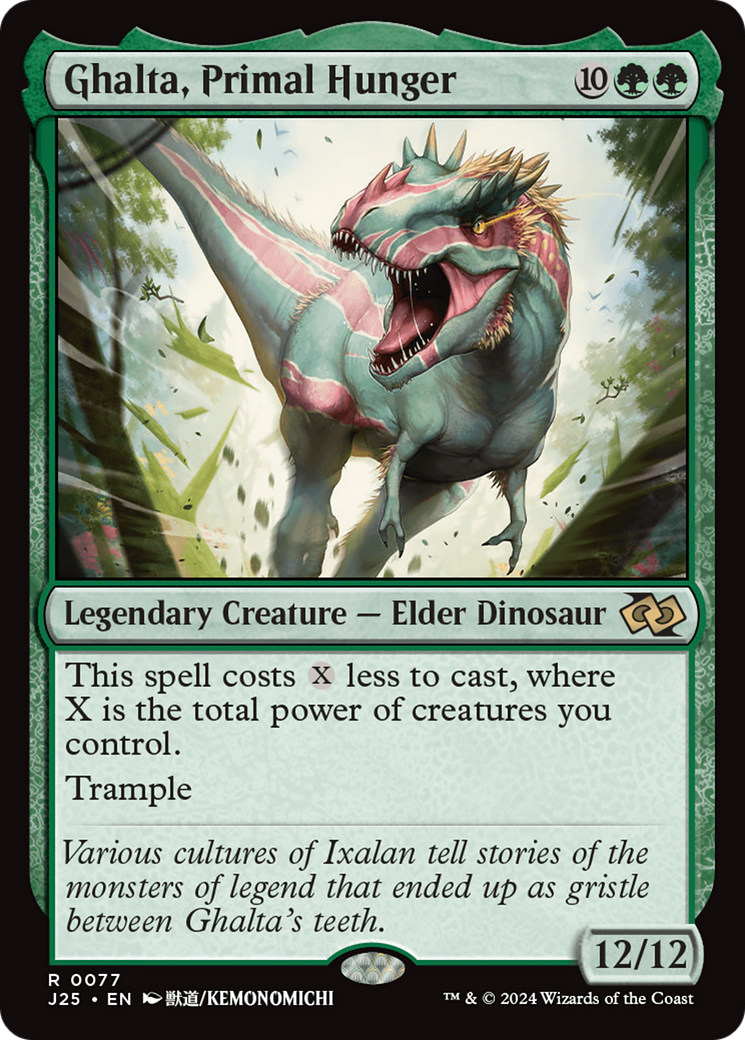 Ghalta, Primal Hunger (Anime) [Foundations Jumpstart]-1