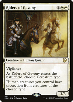 Riders of Gavony [Innistrad: Midnight Hunt Commander]-1