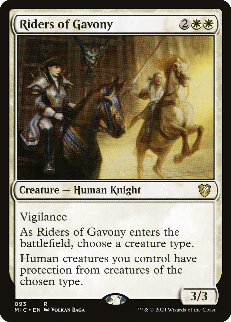 Riders of Gavony [Innistrad: Midnight Hunt Commander]-1