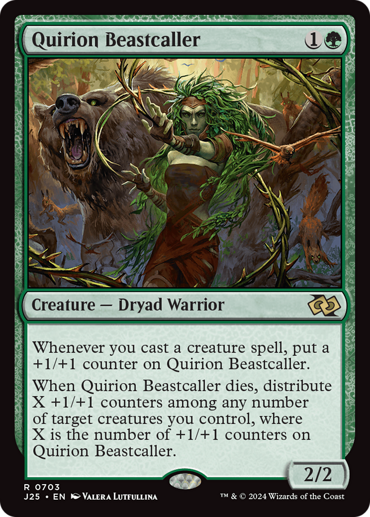 Quirion Beastcaller [Foundations Jumpstart]-1