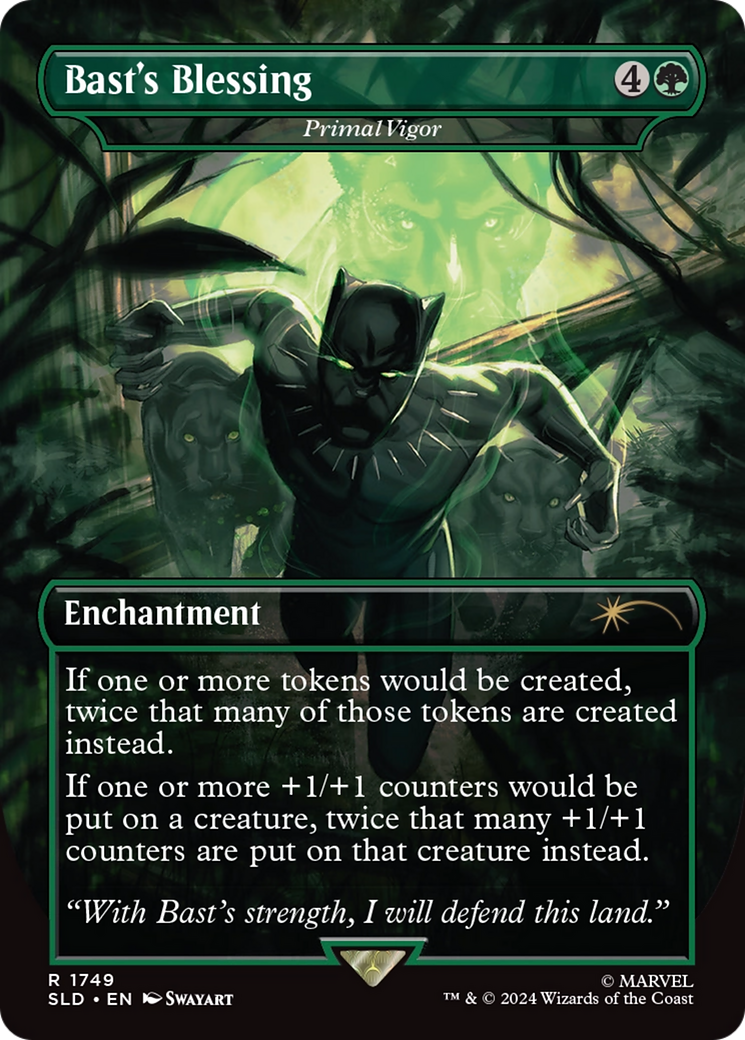 Bast's Blessing - Primal Vigor [Secret Lair Drop Series]-1