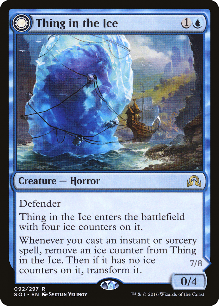 Thing in the Ice // Awoken Horror [Shadows over Innistrad]-3