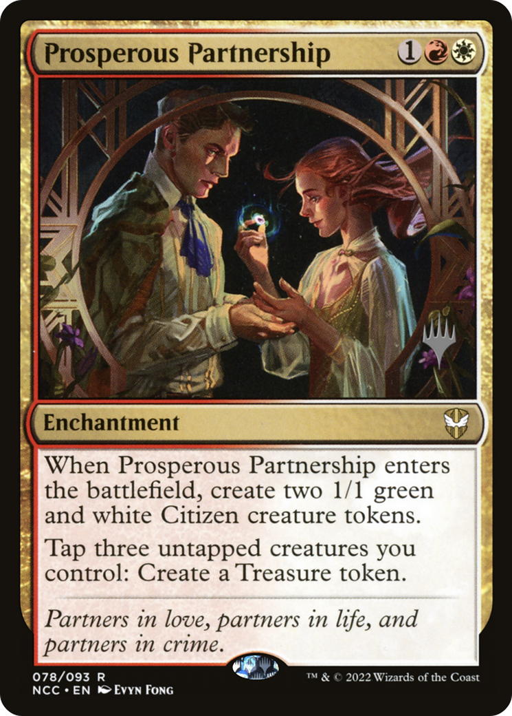 Prosperous Partnership (Promo Pack) [Streets of New Capenna Commander Promos]-1