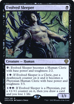 Evolved Sleeper [Dominaria United Prerelease Promos]-1