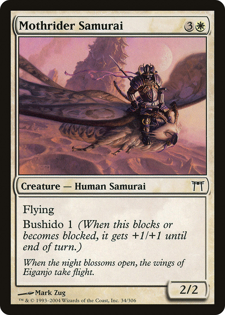 Mothrider Samurai [Champions of Kamigawa]-1