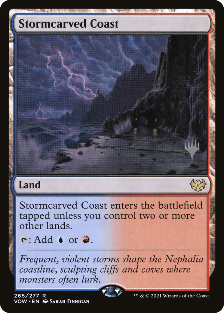 Stormcarved Coast (Promo Pack) [Innistrad: Crimson Vow Promos]-1