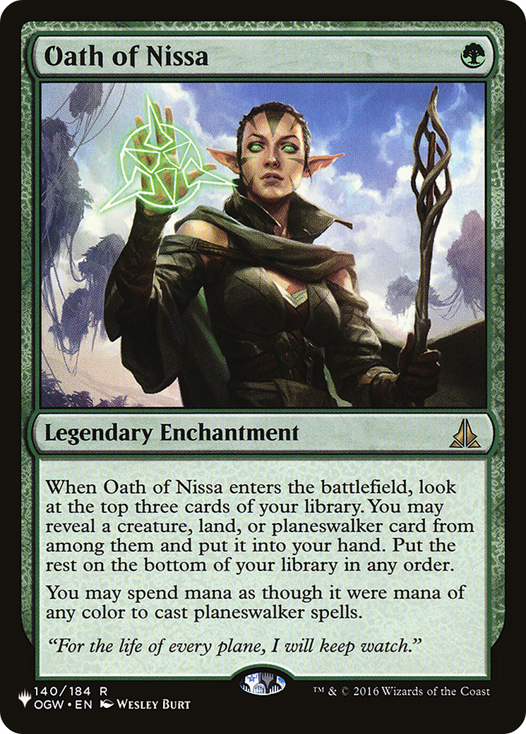 Oath of Nissa [The List]-1