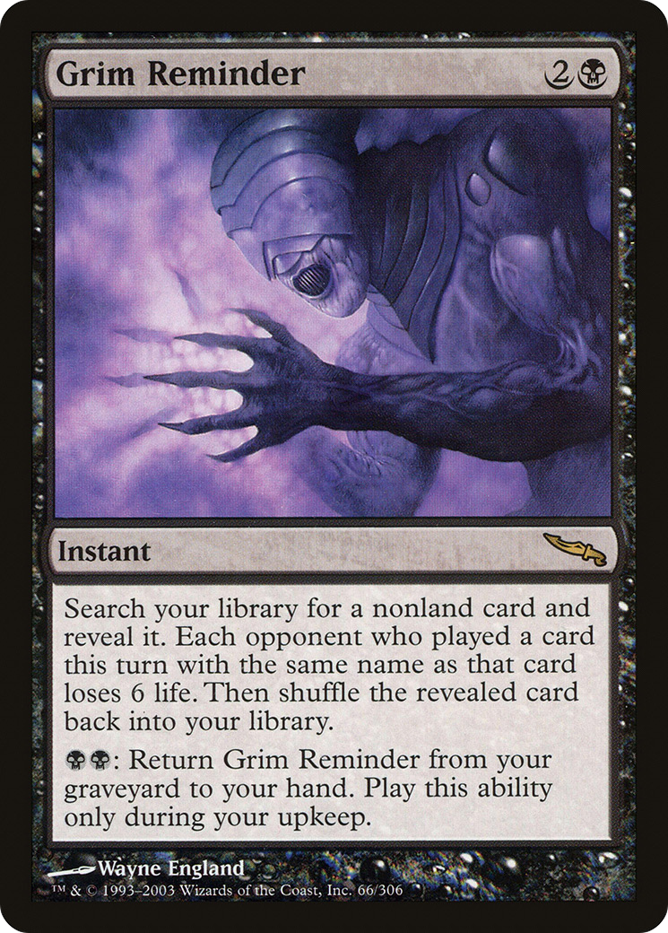 Grim Reminder [Mirrodin]-1