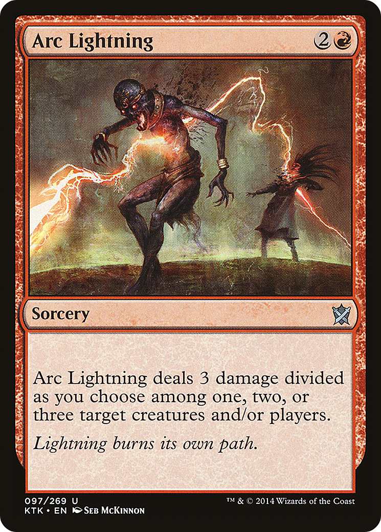 Arc Lightning [Khans of Tarkir]-1