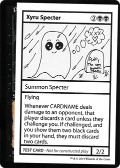 Xyru Specter (No PW Symbol) (CMB1-) - Mystery Booster Playtest Cards 2021-1