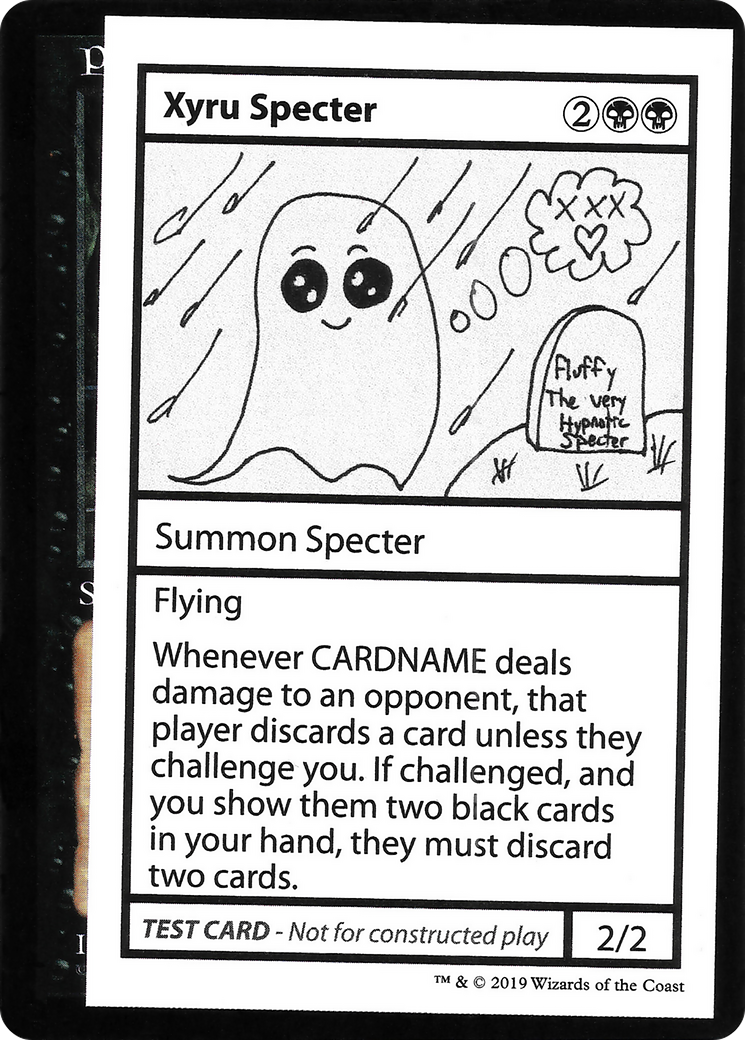 Xyru Specter (No PW Symbol) (CMB1-) - Mystery Booster Playtest Cards 2021-1