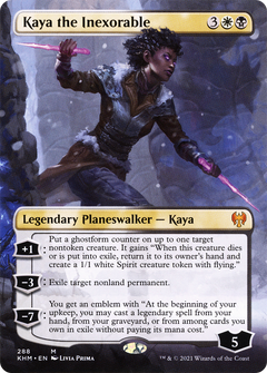Kaya the Inexorable (Borderless) [Kaldheim]-1