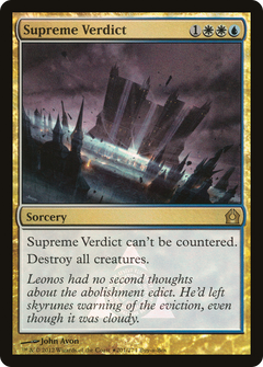 Supreme Verdict (Buy-A-Box) [Return to Ravnica Promos]-1