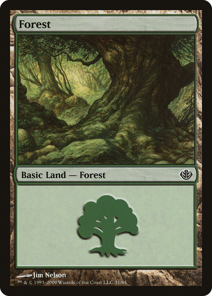 Forest (31) [Duel Decks: Garruk vs. Liliana]-1