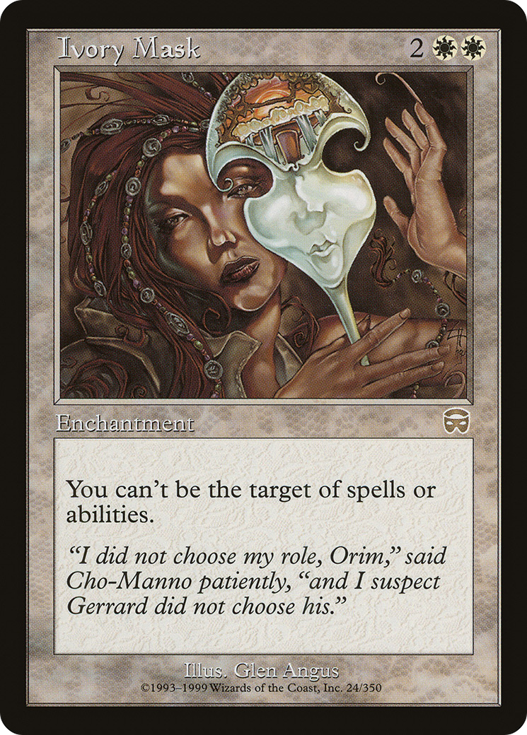 Ivory Mask [Mercadian Masques]-1