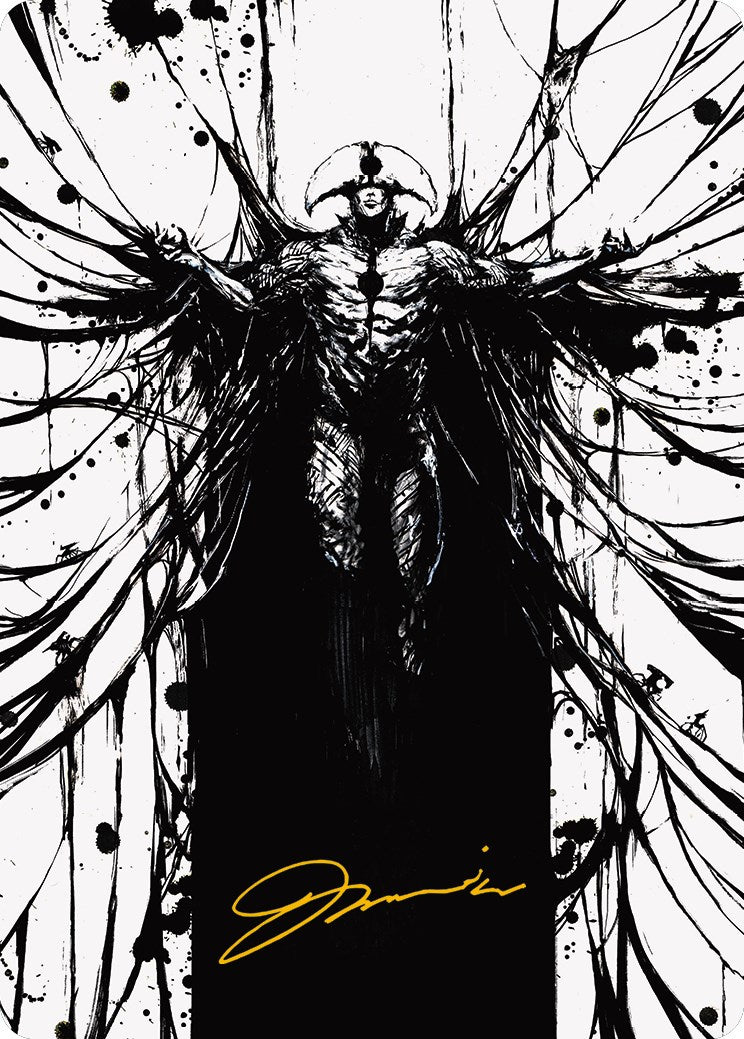 Sinew Dancer Art Card (Gold-Stamped Signature) [Phyrexia: All Will Be One Art Series]-1