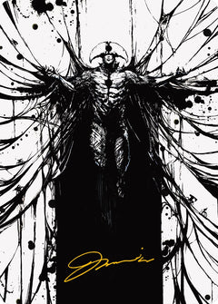 Sinew Dancer Art Card (Gold-Stamped Signature) [Phyrexia: All Will Be One Art Series]-1