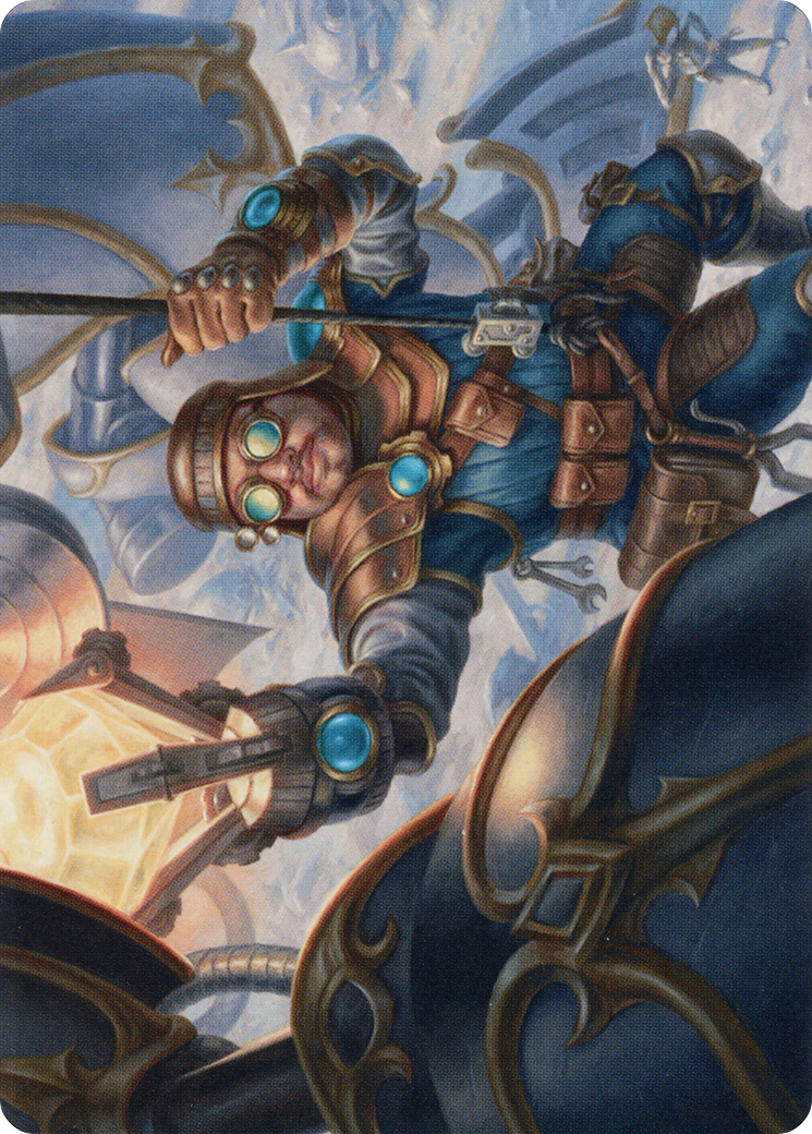 Powerstone Engineer // Powerstone Engineer (ABRO-002) - The Brothers' War Art Series (Borderless) Foil-1