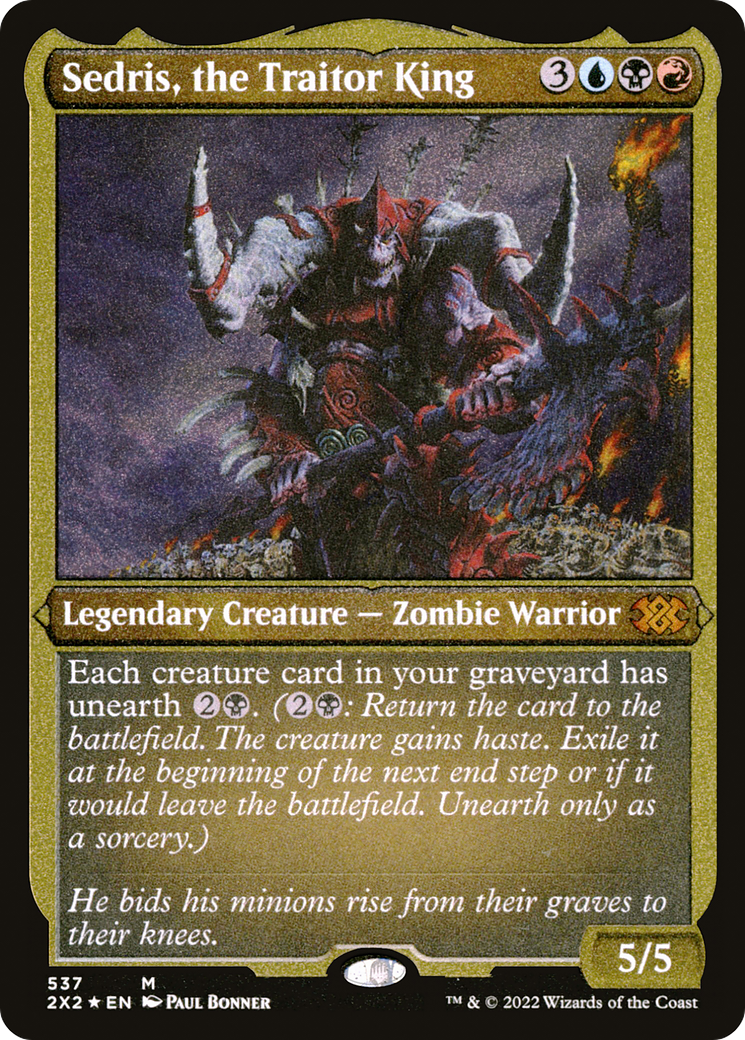 Sedris, the Traitor King (Foil Etched) [Double Masters 2022]-1