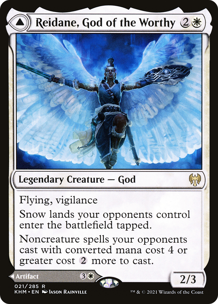 Reidane, God of the Worthy // Valkmira, Protector's Shield [Kaldheim]-3
