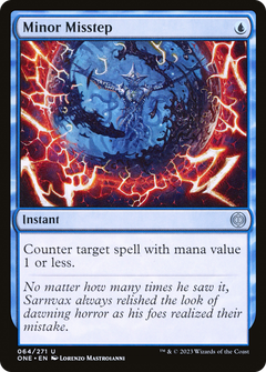 Minor Misstep [Phyrexia: All Will Be One]-1