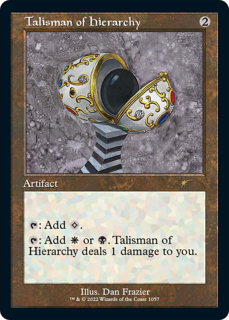 Talisman of Hierarchy (Retro Frame) (SLD-1057) - Secret Lair Drop Etched Foil-1