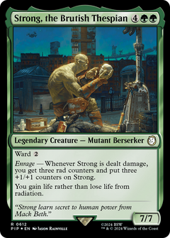Strong, the Brutish Thespian (Surge Foil) [Fallout]-1