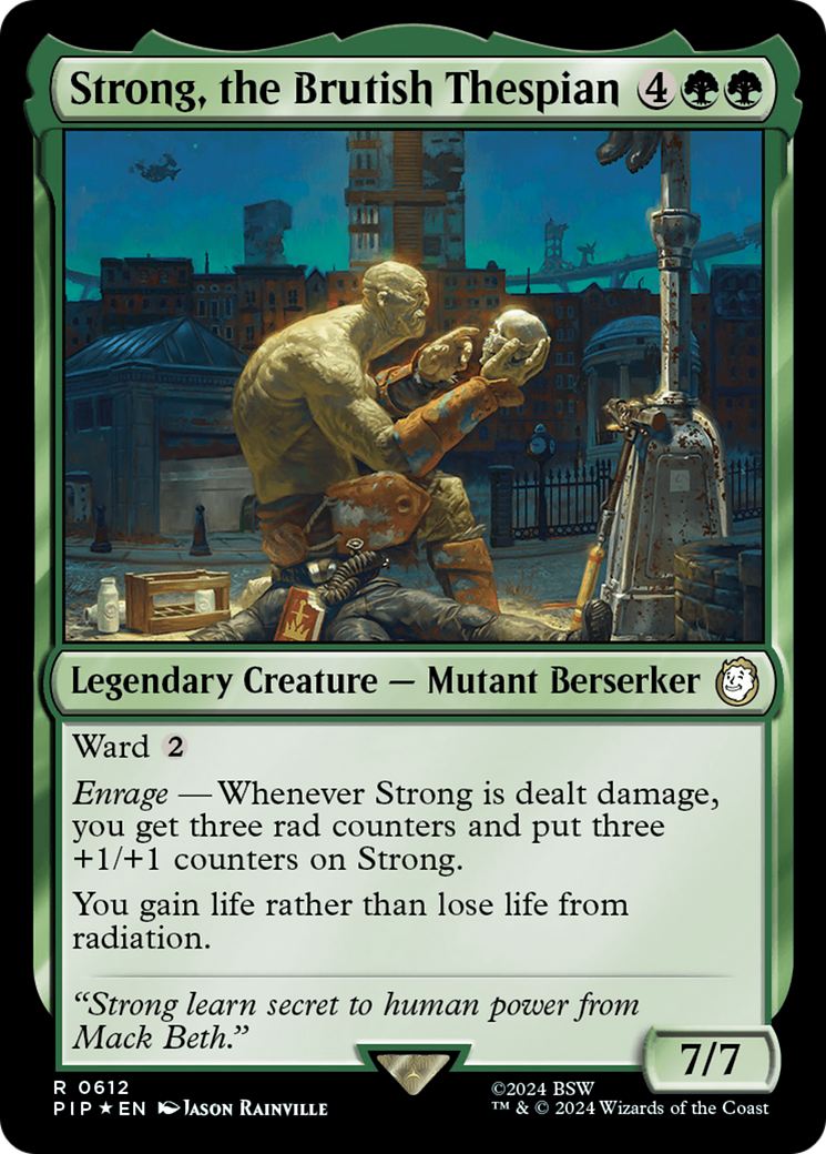 Strong, the Brutish Thespian (Surge Foil) [Fallout]-1