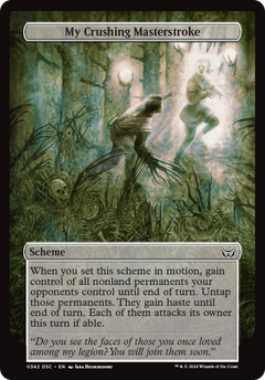 My Crushing Masterstroke (Full Art) [Duskmourn: Archenemy]-4