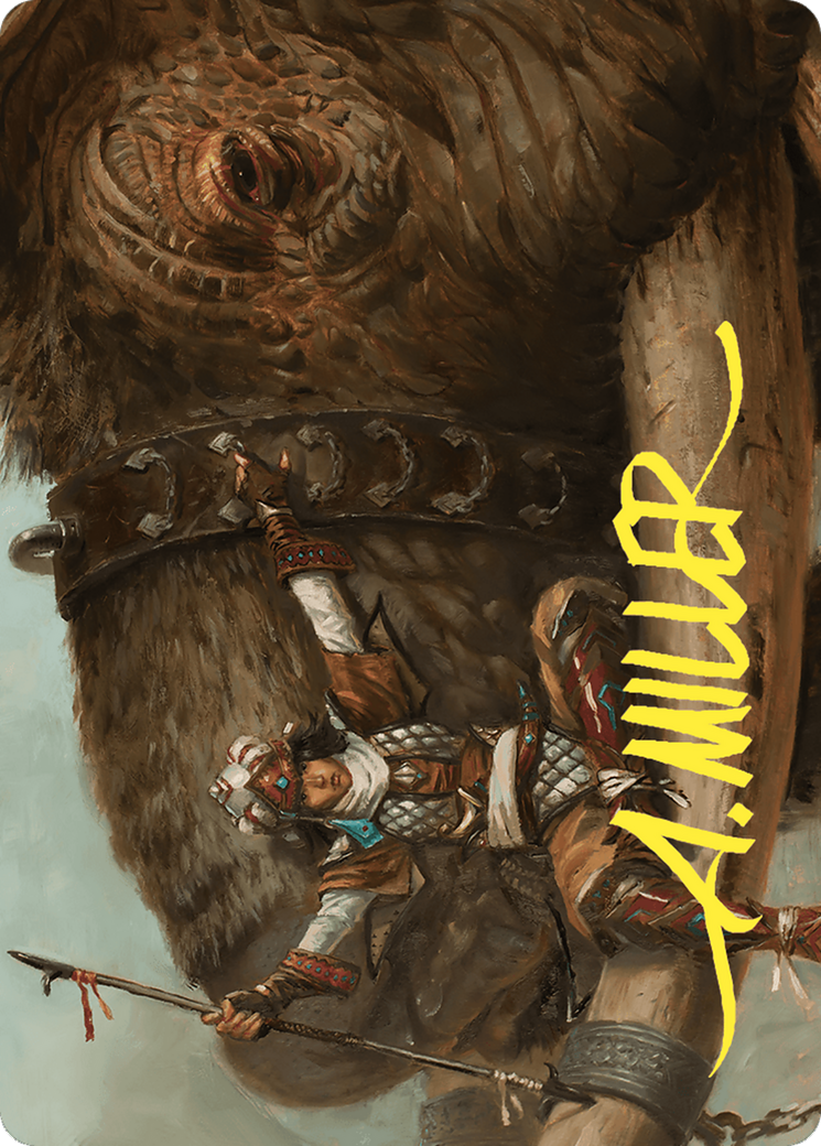 Tuskguard Captain // Tuskguard Captain (ACMM-016) - Commander Masters Art Series (Borderless) Foil-1