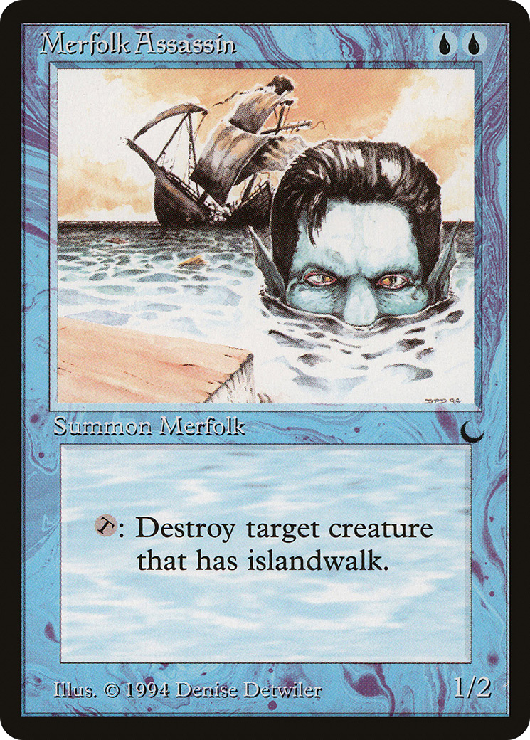 Merfolk Assassin [The Dark]-1