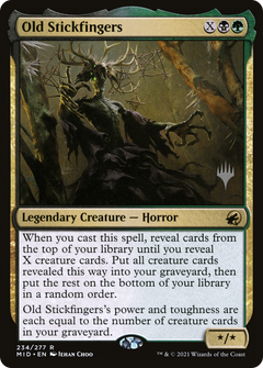 Old Stickfingers (Promo Pack) [Innistrad: Midnight Hunt Promos]-1