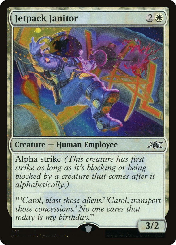 Jetpack Janitor (Galaxy Foil) [Unfinity]-1
