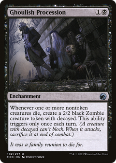 Ghoulish Procession [Innistrad: Midnight Hunt]-1