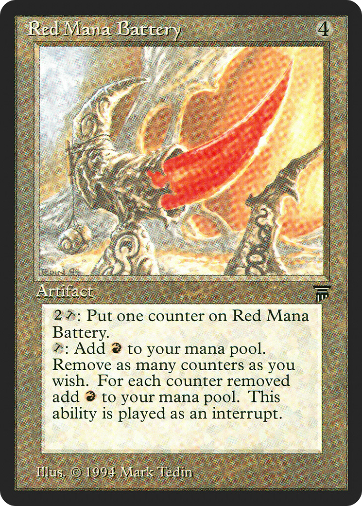 Red Mana Battery [Legends]-1