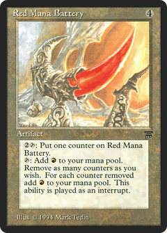 Red Mana Battery [Legends]-1