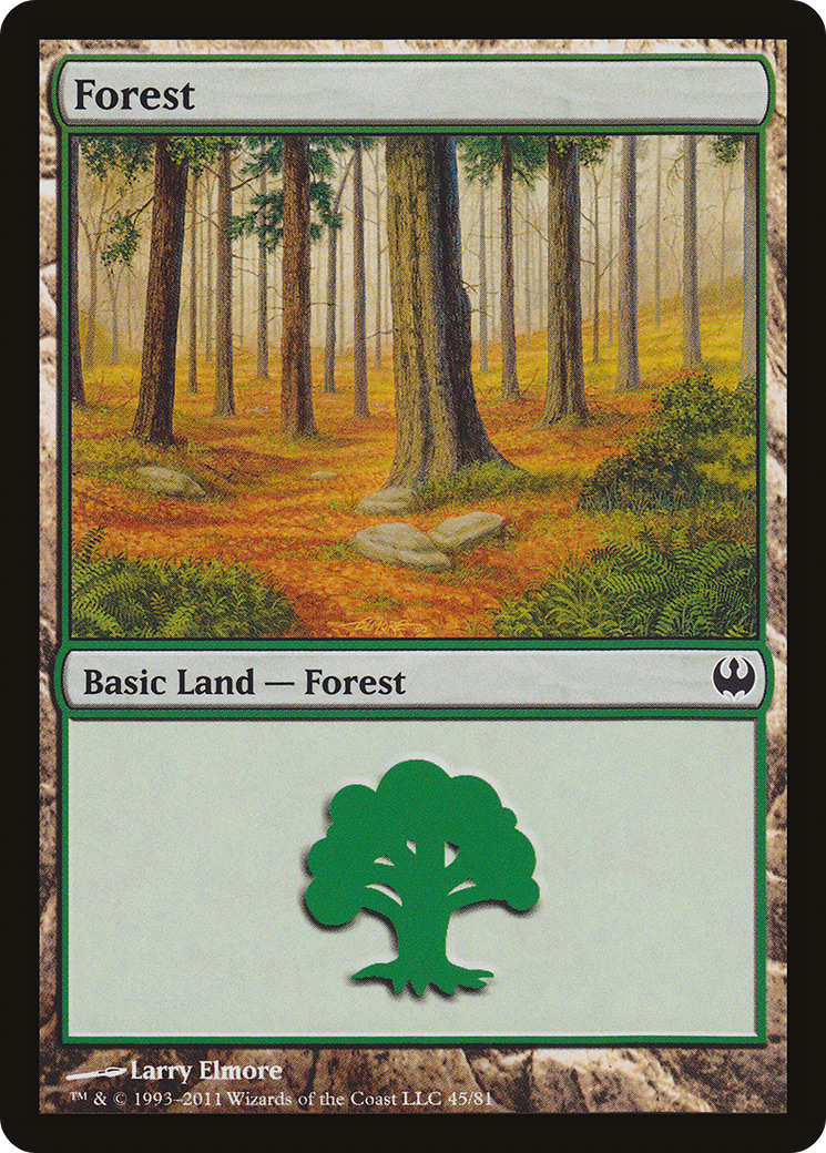 Forest (45) [Duel Decks: Knights vs. Dragons]-1