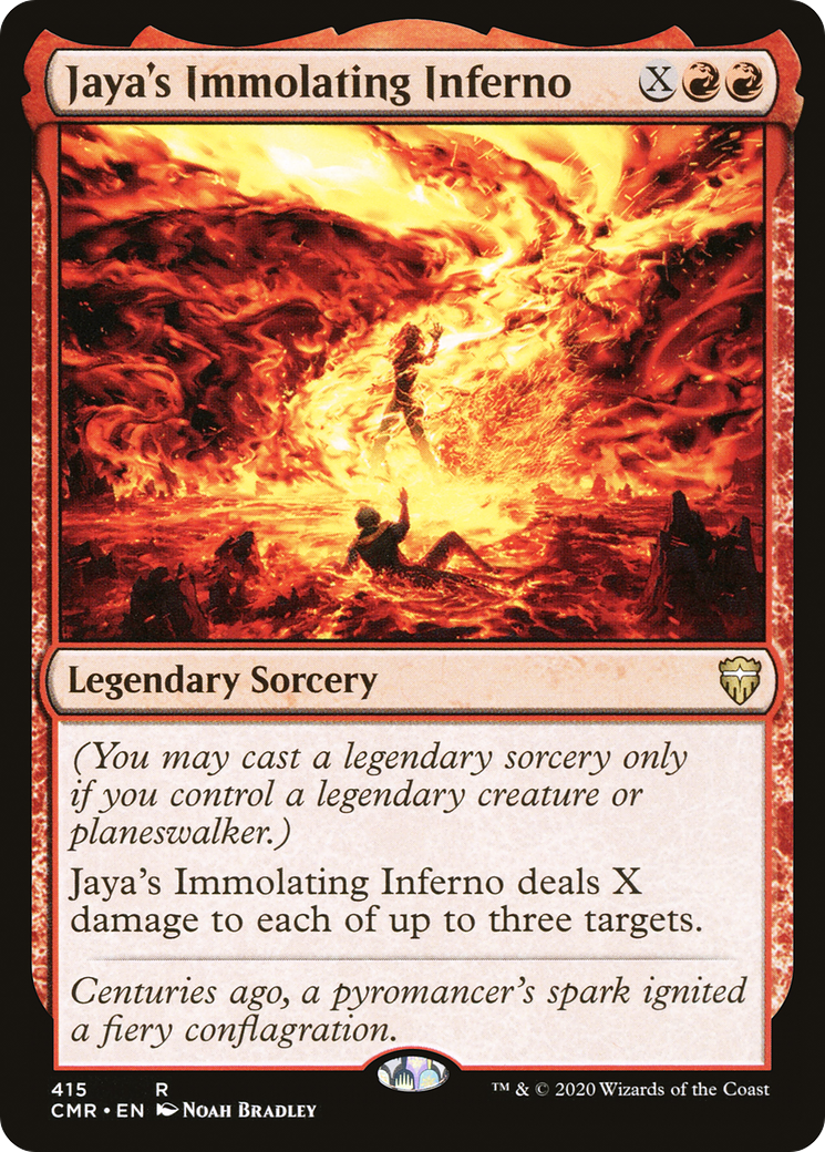 Jaya's Immolating Inferno [Commander Legends]-1