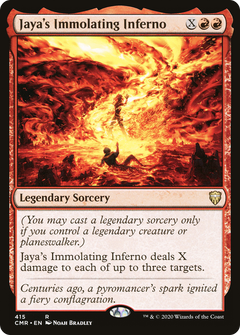 Jaya's Immolating Inferno [Commander Legends]-1