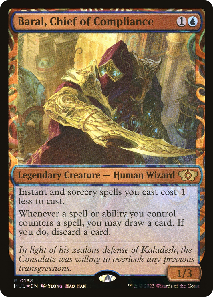 Baral, Chief of Compliance (Halo Foil) [Multiverse Legends]-1