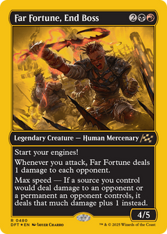 Far fortune, End Boss (First-Place Foil) [Aetherdrift]-1