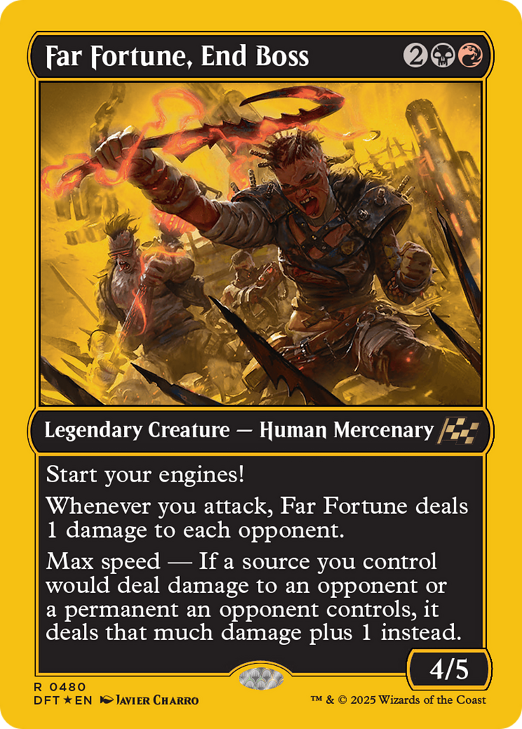 Far fortune, End Boss (First-Place Foil) [Aetherdrift]-1